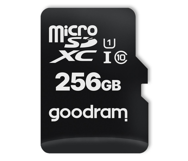 GOODRAM 256GB microSDXC 100MB/s C10 UHS-I U1 - 601413 - zdjęcie